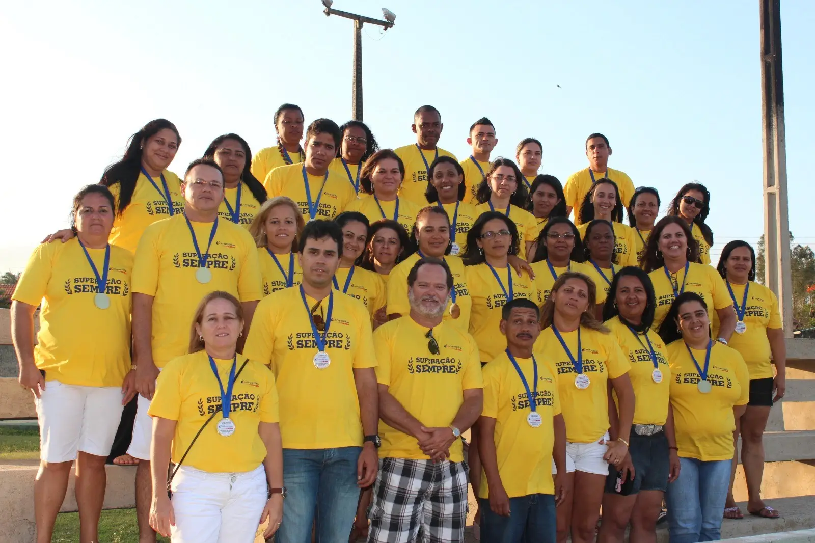 Equipe da Compartilhar reunida